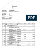 6months Bank Statement