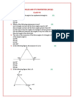 TRIANGLES AND IT's PROPERTIES (MCQS)