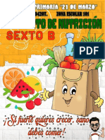 6° B Proyecto Interdisciplinar de Nutricion