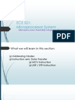 Lecture 5 - Ece521 Instruction Sets - Data Tranfers