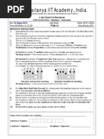 08 01 2022 SR - Super60 II Jee Main PTM 12 Question Paper