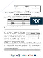 UFCD 6672 - Medidas de Têndencia Central