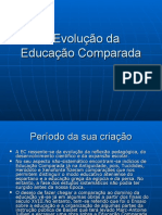 A Evolucao Da Educacao Comparada