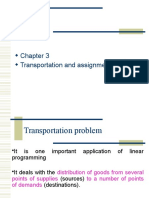 Chapter 3 Transportation and Assignment Problem