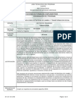 Informe Programa de Formación Complementaria