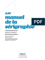 Manuel Sérigraphie Matériel Techniques