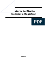 História Do Direito Notarial e Registral