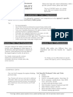 Capability Statement: Use This Section Title: Core Competencies