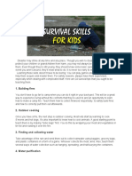 Survival Skills For Kids