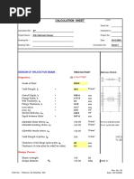 Calculation Sheet: Design of Splice For Beam