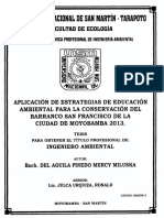 Universidad Nacional de San Martín - Tarapoto: Facultad de Ecología