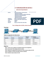 Redes Y Comunicación de Datos 2: Laboratorio Especializado 1