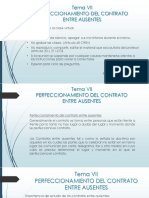 Tema 7 Perfeccionamiento Del Contrato Entre Ausentes