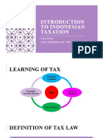 Materi 1 - Introduction To Taxation