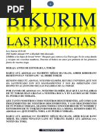 Bikkurim - Las Primicias