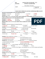 (This Paper Consists of 6 Pages) Time Allowed: 60 Minutes: A. Believed B. Prepared C. Involved