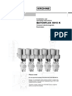 Batchflux 5015 K: Installation and Operating Instructions