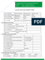 SinoCleansky Mini-LNG Plant Inquiry Form 2019