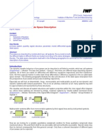 Basic Structures of State Space Description: Contact The Author Cooperation d0000532 Rev00