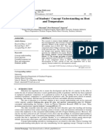 Profile Analysis of Students' Concept Understanding On Heat and Temperature