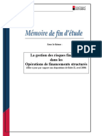 La Gestion Des Risques Financiers Dans Les Opérations de Financements Structurés 2