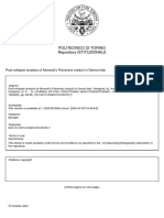 Post Collapse Analysis of Polcevera Viaduct 11282019