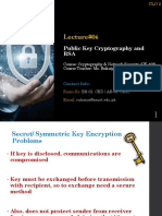 Public Key Cryptography and RSA