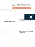 Exercícios: Distância Entre Dois Pontos