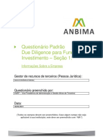 Questionario Due Diligence Seção I 2019