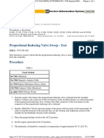 Proportional Reducing Valve Sweep - Test: Pruebas y Ajustes