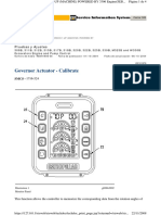 Governor Actuator - Calibrate: Pruebas y Ajustes