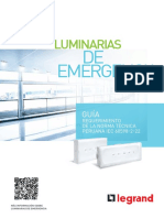 Diptico Luminarias de Emergencia