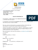 3º Encontro Presencial - Razão e Proporção