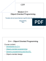 CPP v1.2 Modern CPP OOP Slides Margit Antal 2021