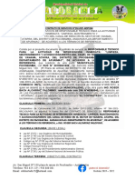 Contrato #232 Responsable Tecnico de Yanama Atapra