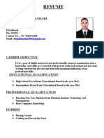 Sanjay Singh Bisht Resume