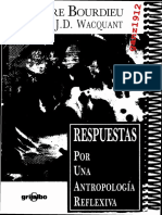 BOURDIEU, P. & WACQUANT, L. - Respuestas Por Una Antropología Reflexiva 