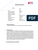 Informe Psicológico Cooper Smith D.A.P