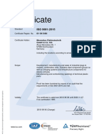 Certificado Iso 2019