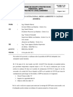 INFORME #001-2021 SSMA - Pérdida de EPP