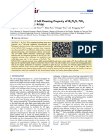 Visible-Light-Induced Self-Cleaning Property of Bi Ti O Tio Composite Nanowire Arrays