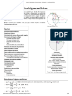 Lista de Identidades Trigonométricas