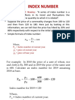 Index Number: - According To Prof. Bowley