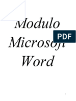 Microsoft Word 2013 - 2019 Modulo