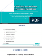 Clase 3 - 2021-I - Crecimiento, Nutrición, Metabolismo Microbiano