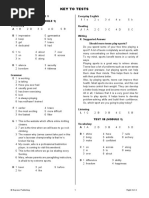 27 Right On 4 Tests KEY