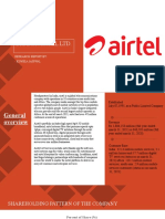 Bharti Airtel LTD.: Research Report By: - Kunika Jaiswal