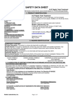 Safety Data Sheet: K-37 Septic Tank Treatment 1. Product Identification