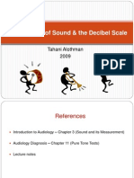 Lecture 2 (Basic Physics of Sound and The Decibe Scale)