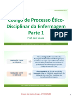 Código de Processo Ético-Disciplinar Da Enfermagem Parte 1: Prof. Laís Souza